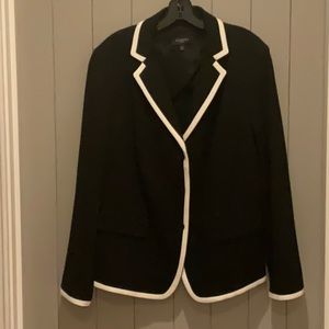Talbots Black/White Blazer, size 14w
